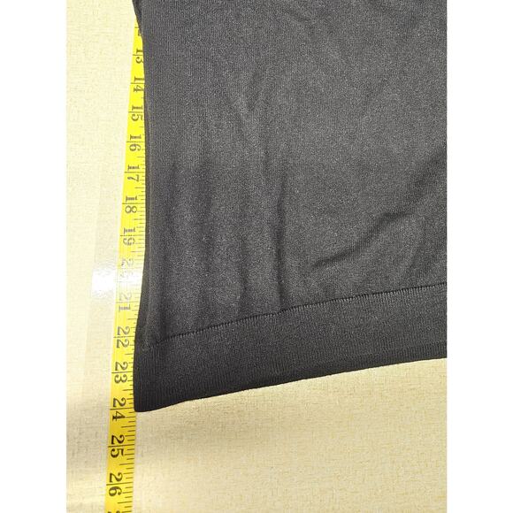 RSVP by Talbots Jewel Embellished Neck Sweater Top Womens Size MP Black Career - Picture 6 of 8